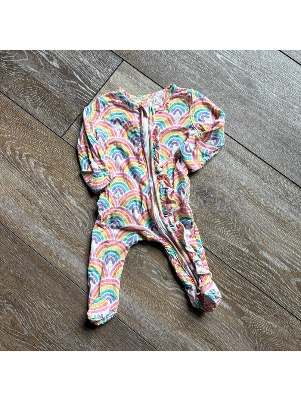 NB Caden Lane Bamboo Rainbow Zippy